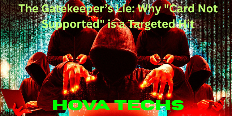 The Gatekeeper’s Lie: Why "Card Not Supported" is a Targeted Hit